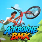 Airborne BMX is a tough BMX trick and jump game. As the rider, you have to ride the bike through short BMX courses while doing tricks and making sure you land after jumping to finish tasks.