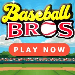 Step up to the plate, swing for the fences, score big, and lead your team to victory in this fun Baseball Bros game. Play online for free; no downloads are needed.