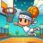 Boolu Bask is a fun sports game that lets you play basketball on your phone or tablet in a new way. Players don't shooting hoops; instead, they have to handle a moving basket and catch the ball as it falls.