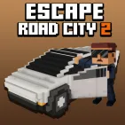 In Escape Road City 2, an add-on to Escape Road that has more features, you can keep driving as a careless getaway driver who is being chased by the police.