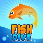 Fish Dive is a fast-paced endless arcade game with simple gameplay. Dodge mines, unlock colorful fish, collect stars, and improve your score. Get ready for a new, challenging aquatic journey across the ocean