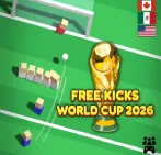 Set pieces, which determine the outcome of a game, are one of the most exciting aspects of the fast-paced arcade version of soccer game Free Kicks World Cup 2026. You play critical free kicks