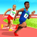 In Retro Sports Champion, you can play against other people and win gold medals in different track-and-field-style sports. Let's begin with the first task, which is a 100-meter sprint! 