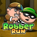 Robber Run is a linear two-dimensional puzzle game that is centred on the act of larceny. The player assumes the role of a skilled thief who is capable of circumnavigating security systems