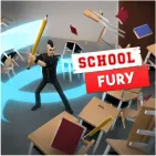 School Fury is a game where you are an angry student destroying classrooms, halls and other items with a variety of weapons. The game is an action-packed, destruction-filled game of chaos.